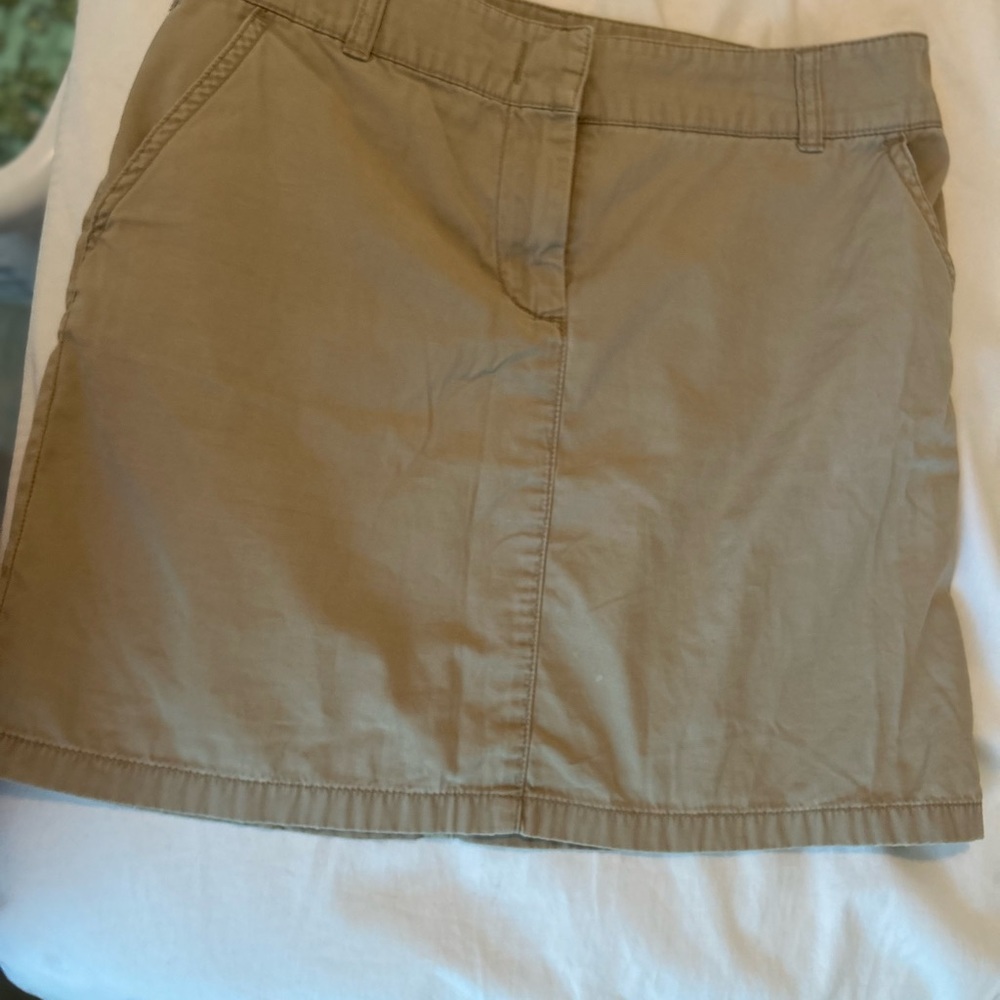 J Crew Khaki Mini Shirt